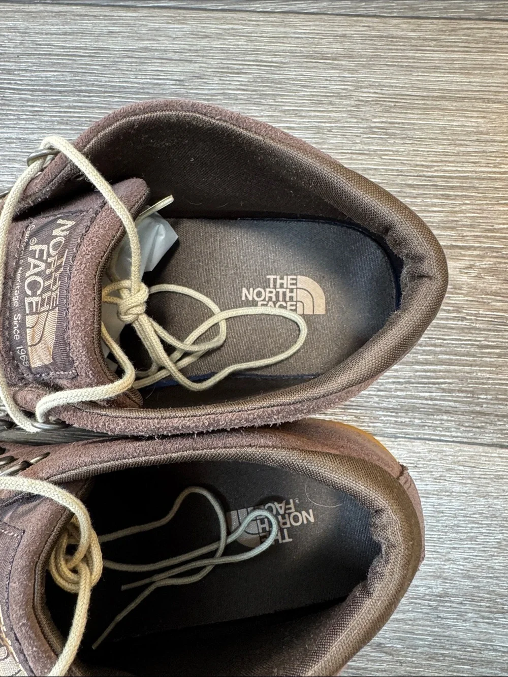 The North Face Men's Dark Brown Suede Chukka Boots men’s SZ 11 (j244)